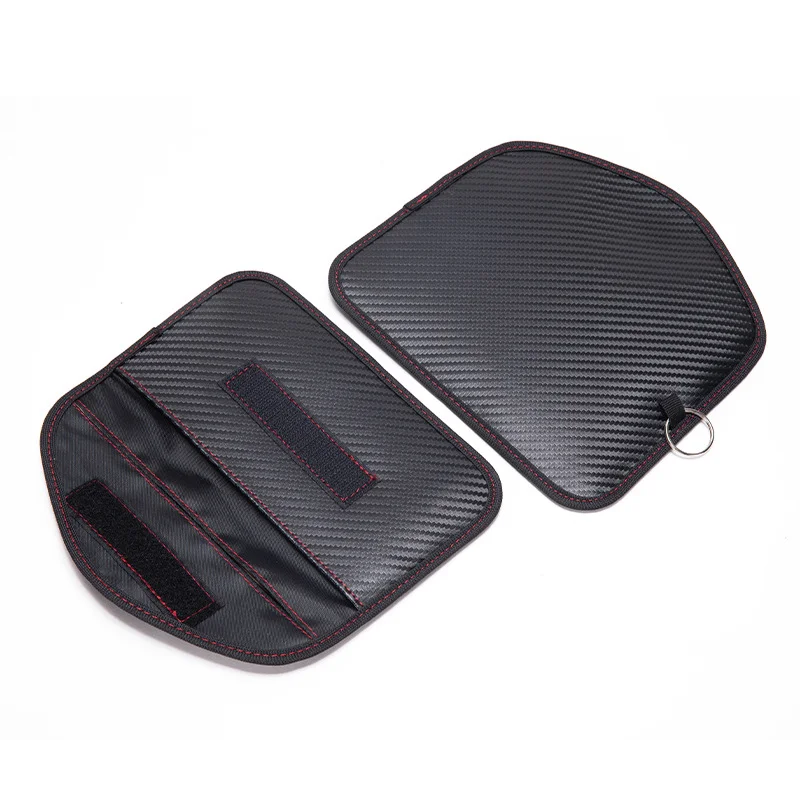 Car Keys Signal Blocker bag Remote Control Blocking Shielding Faraday Bag Protector Bag Keys Pouch Safe Lock Key Case