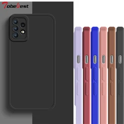 Square Frame Protection Silicone Case On For Samsung Galaxy M53 M33 M62 M52 M42 M32 M22 M12 M23 4G 5G Soft funda Cover