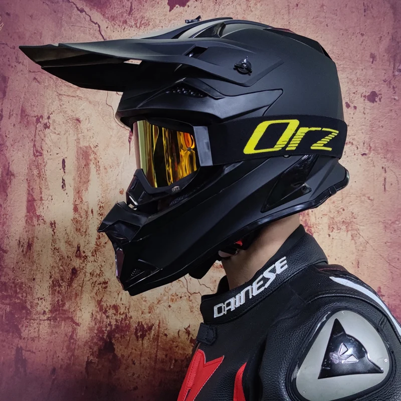 Off-road Motorcycle Helmet Bicycle Downhill AM DH Mountain Bike Capacete Cross Helmet Casco Motocross