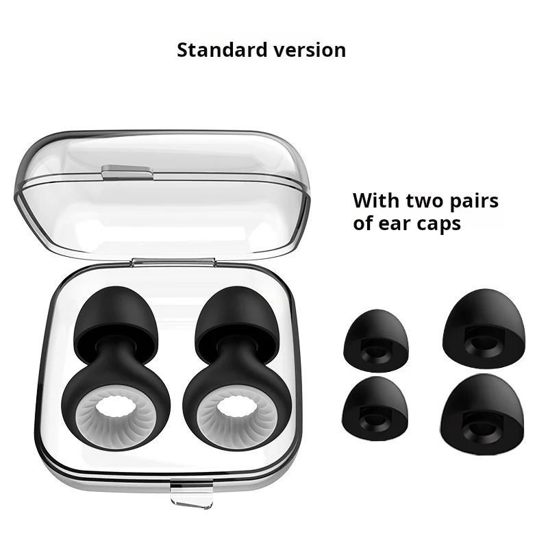

1 pair of super soundproof earplugs, immersive noise reduction sleep artifact, sleep mute earplugs made of silicone