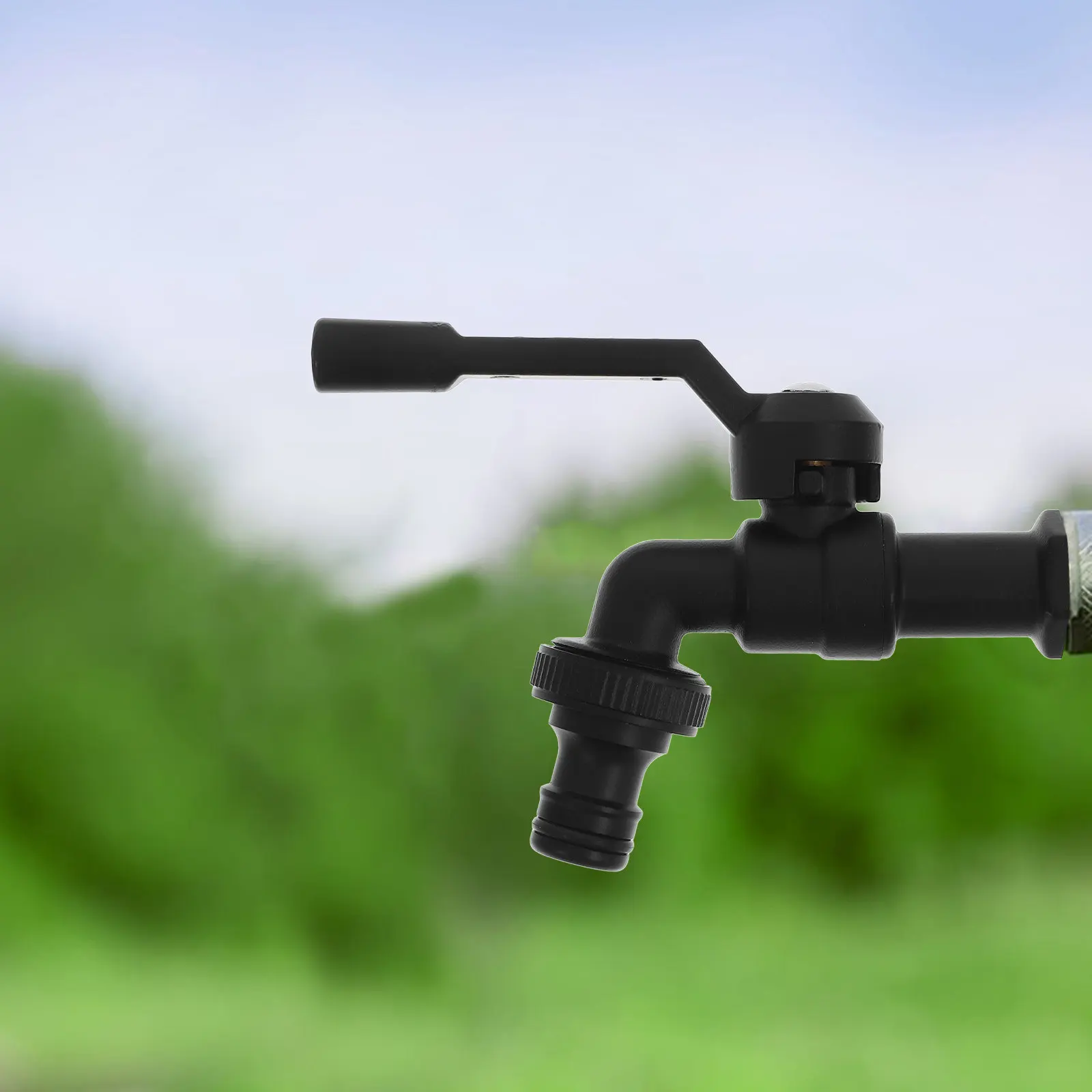Retro Brass Faucet Solid Vintage Water Tap Quick Durable Wall Mount Kitchen Bathroom Laundry Garden Use Single Handle