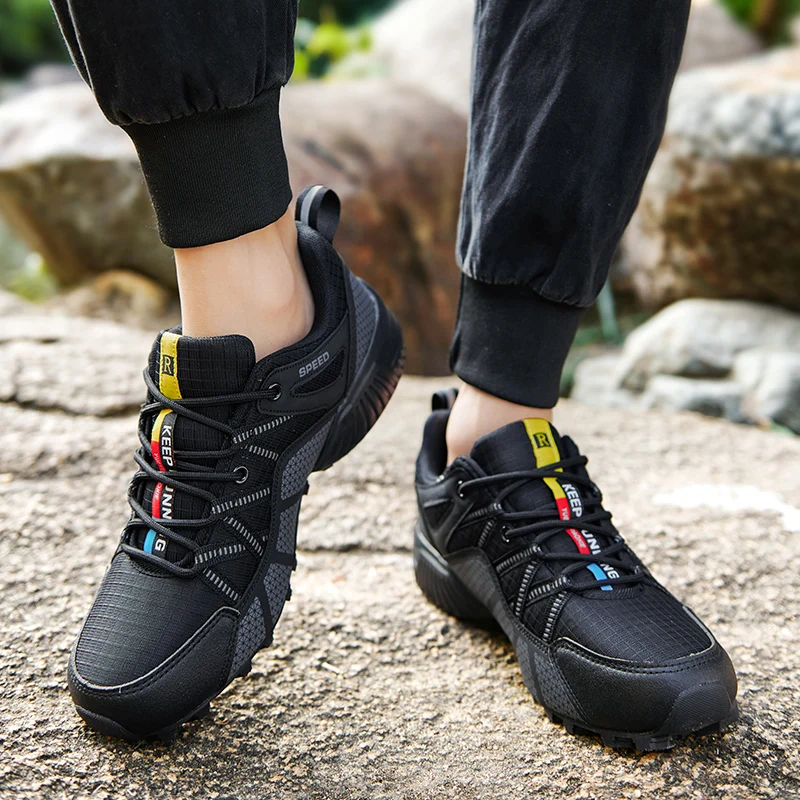 

Unisex Non Slip Grip Hiking Boots Men Women Outdoor Trail Running Shoes Anti Slippery Durable Mountain Trekking Footwear