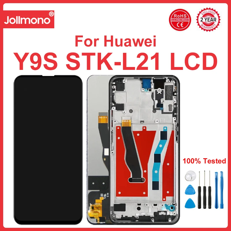 

6.59'' Screen for Huawei Y9S LCD Display Digitizer Assembly Touch Display For Huawei Y9 s STK-L21 STK-LX3 STK-L22 LCD