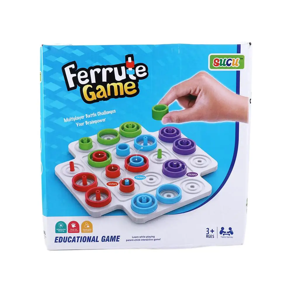 Jeu explorez ecs avec anneaux, logique, entraînement, loisirs, stratégie, jouets éducatifs, puzzle, fête, national