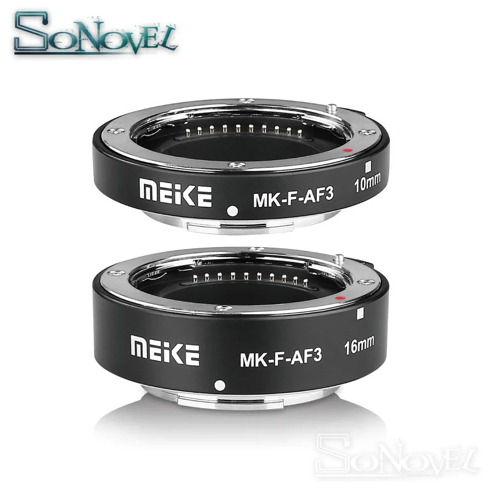 Meike MK-F-AF3A Auto Focus Macro Extension Tube 10mm 16mm for FUJIFILM XPro-2 X-Pro1 X-T1 X-A2 X-E2 X-H1 X-E3 X-E2s X-M1 X-A5