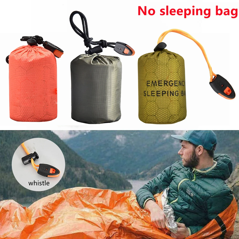 Portable Waterproof Survival Sleeping Bag Outdoor Camping Suits Thermal Bag First Aid Rescue Insulation Blanket