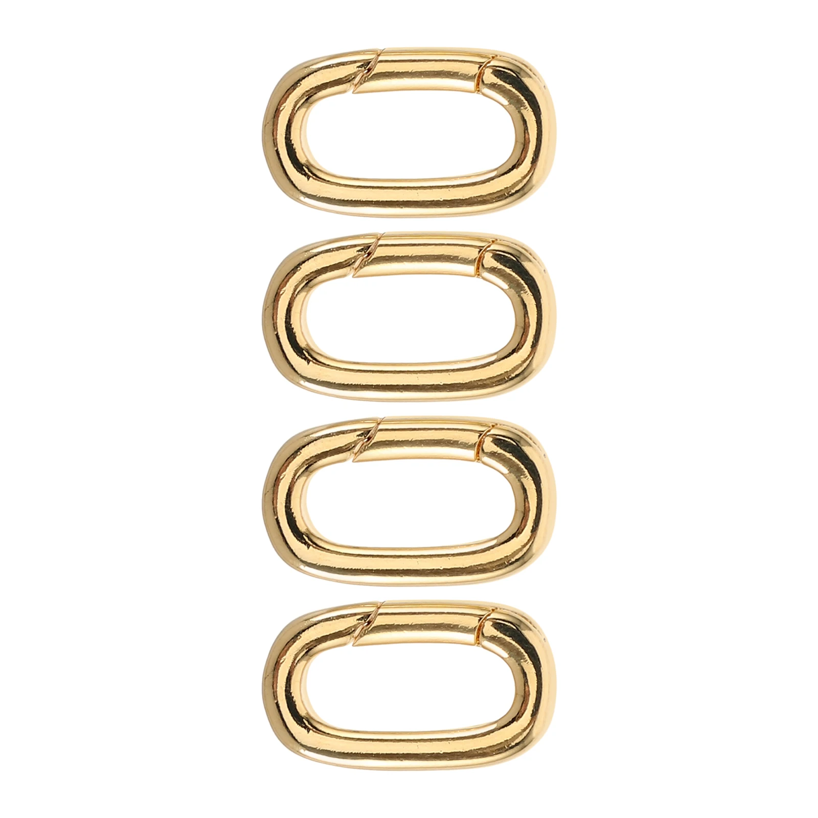 

4 Pcs Carabiner Bracelet Making Tools Pendant Buckle Jewelry Clasps for Bracelets