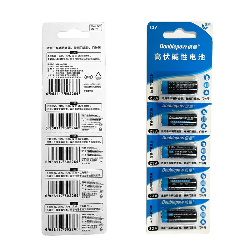 23A 12V jednorazowa bateria A23 baterie alkaliczne do inteligentnych zamków do drzwi dzwonki do drzwi migawki pilot do drzwi Flasher wyzwalacze