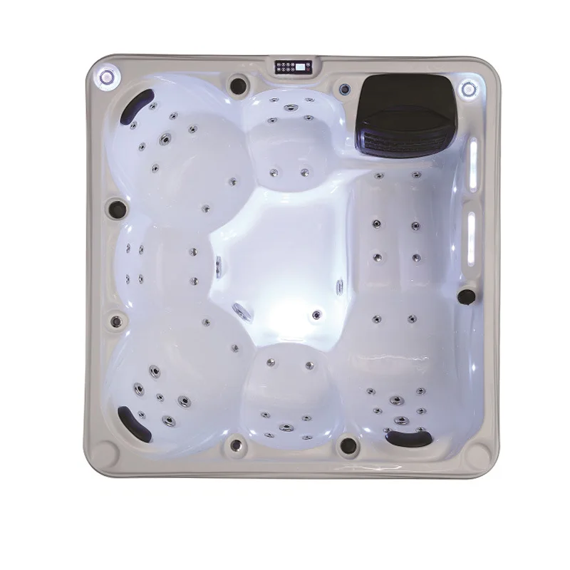 Freestanding rectangular swim spa whirlpool china above ground swimspa outdoor swimming pool