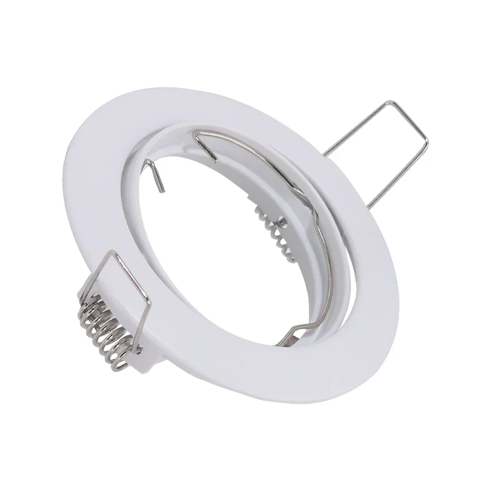 Modern Aluminum Alloy Cut-out 70mm GU10 Lighting Frame Recessed Lighting Fixture Fixed Spotlight Downlight Housing