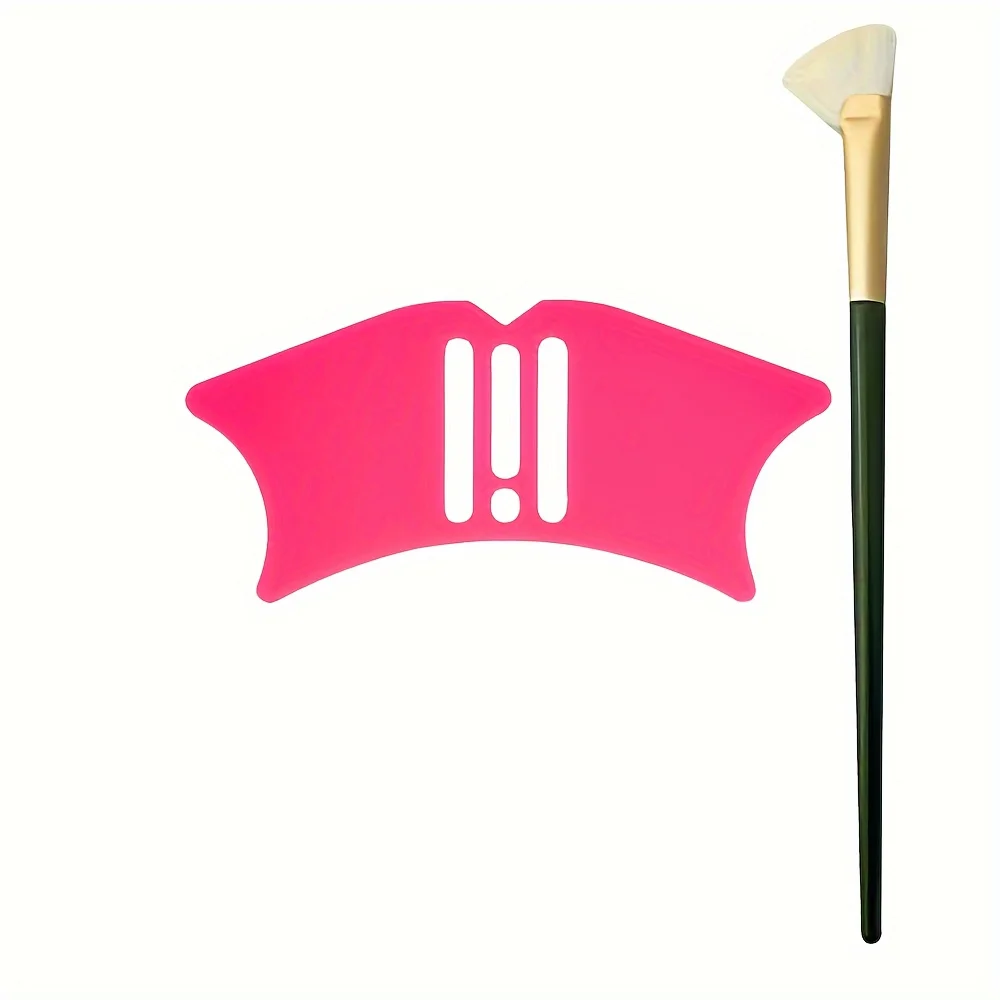 Ausili per il trucco riutilizzabili in silicone, adatti per ombretto, eyeliner ad ala, matita per labbra, occhi neri, ausili per sopracciglia