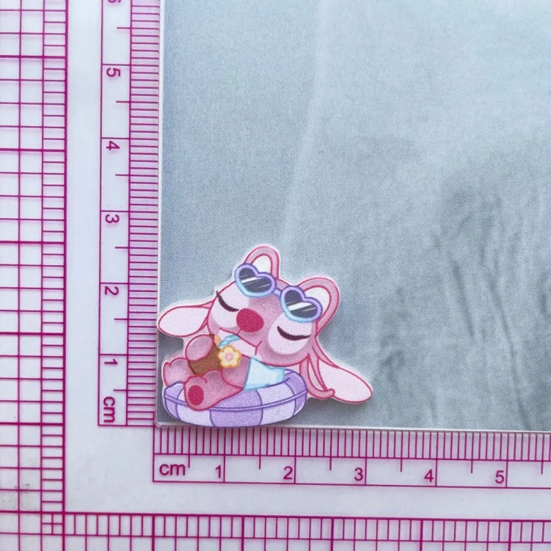 Stitch Angel cartoon cute creative personality cute kawaii high value acrylic magnetic peripherals refrigerator magnet ornaments