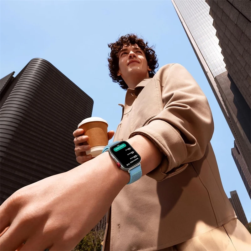 ナイロンループストラップ Huawei Watch Fit 3/4/4Pro 用 編組快適で通気性のあるバンド Huawei Watch Fit 3/Fit 4/4Pro アクセサリー用