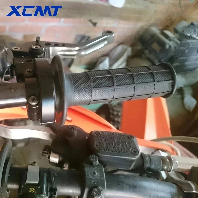 7/8" 22mm Motorcycle Grips Throttle Accelerator Universal Handle Grips and Cable Set Handle Bar Motorbike ATV Accessories image 6