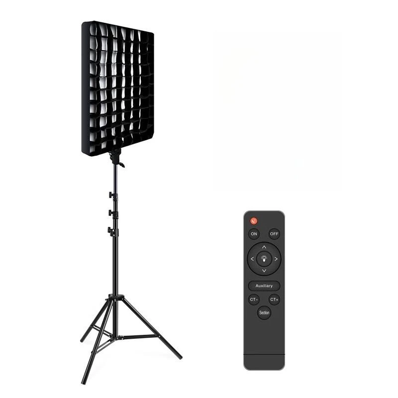 

510 with grille LED photography filling light live portrait clothing large shooting light two-color gentle light live streaming