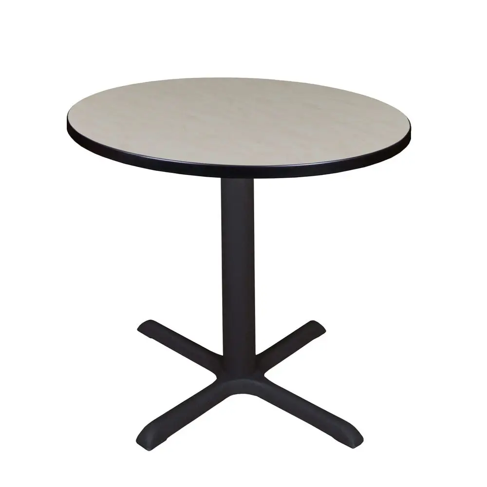 

Cain Small 30 in. Round XBase Breakroom Table Maple