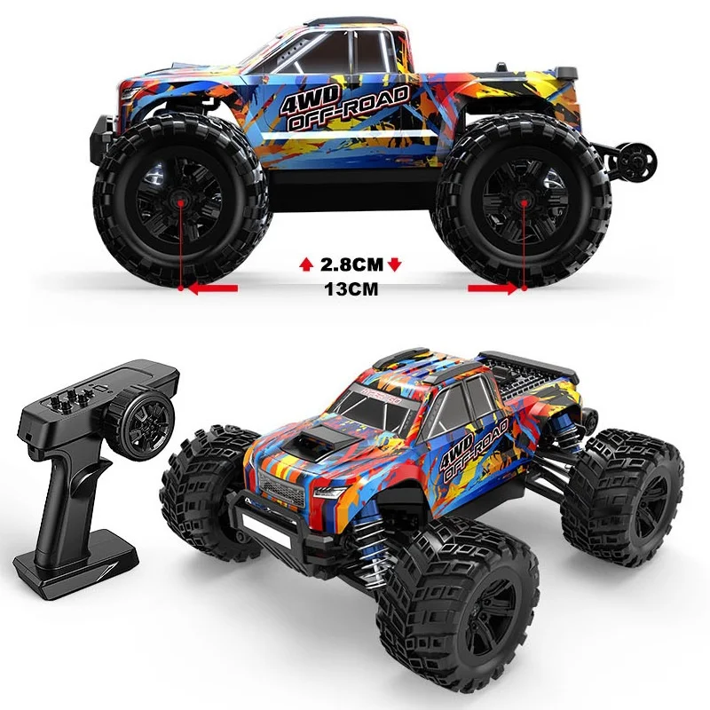 

MJX 20208 1/20 Scale Brushless Motor RC Off Road Monster Truck 4WD High Speed All Terrain Remote Control Racing Toy For Boys