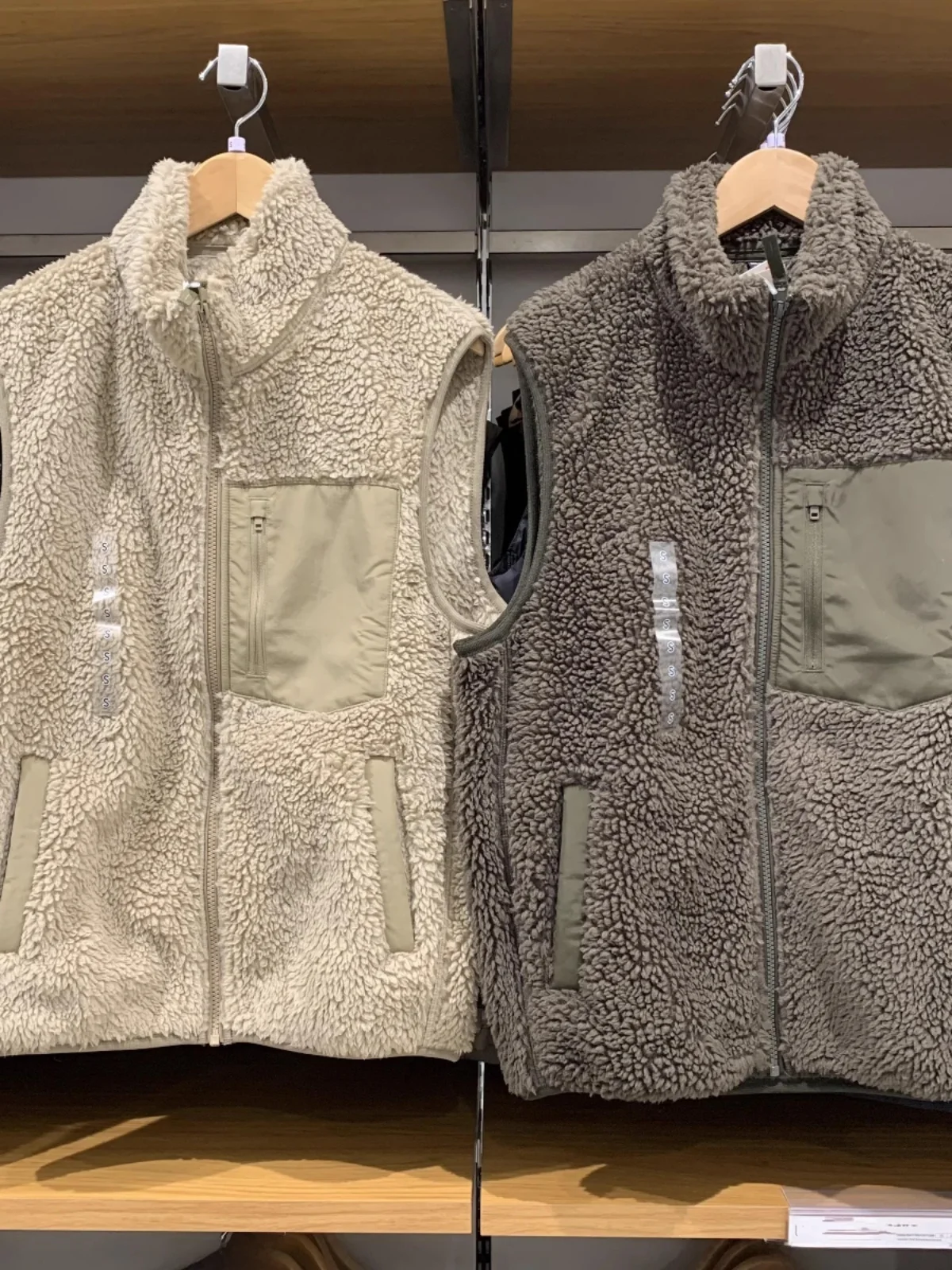 

Жилет на подкладке из меха ягненка, женская повседневная теплая верхняя одежда с застежкой-молнией Fce, цветная модная одежда для поездок на работу