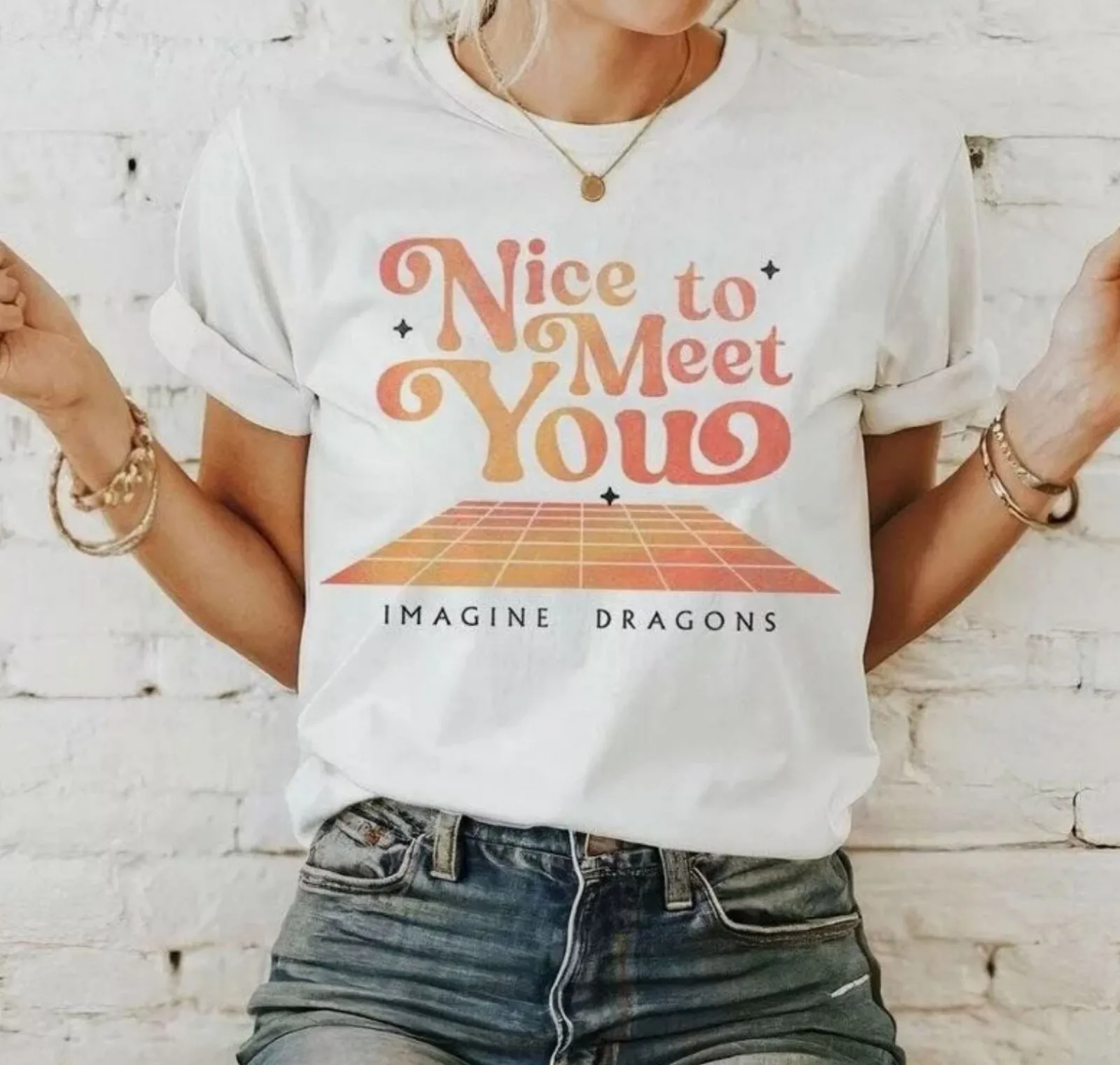تي شيرت Imagine Dragons Nice To Meet You