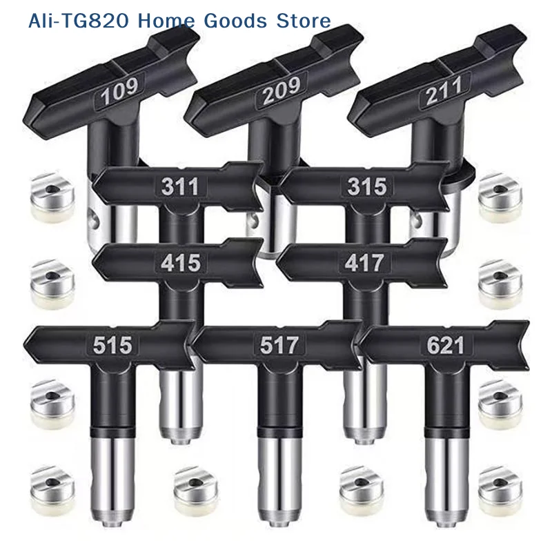 

[TG820]Reversible Spray Tip, Airless Spray Nozzles For Paint Spray Guns, Durable Reusable Design, For Professional & DIY Use