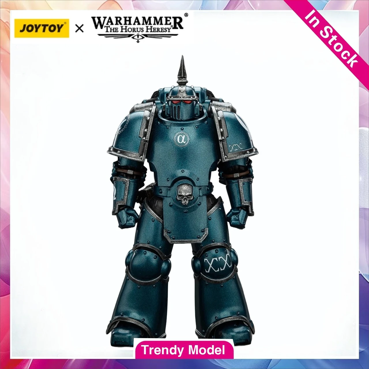 

В наличии JOYTOY Warhammer 40K Alpha Legion MK Ill Тактический легионер 1/18, фигурка, модель, игрушка, подарок, коллекционный предмет, украшение