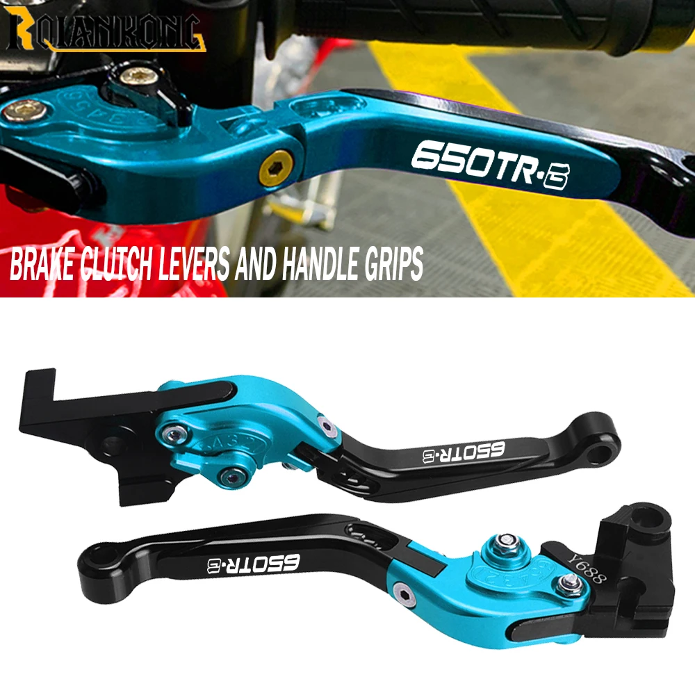 

For CFMOTO CF MOTO 650TR-G 650MT 650 MT TRG 650 2022 2023 2024 Motorcycle Adjustable Folding Brake Clutch Lever Handle Levers