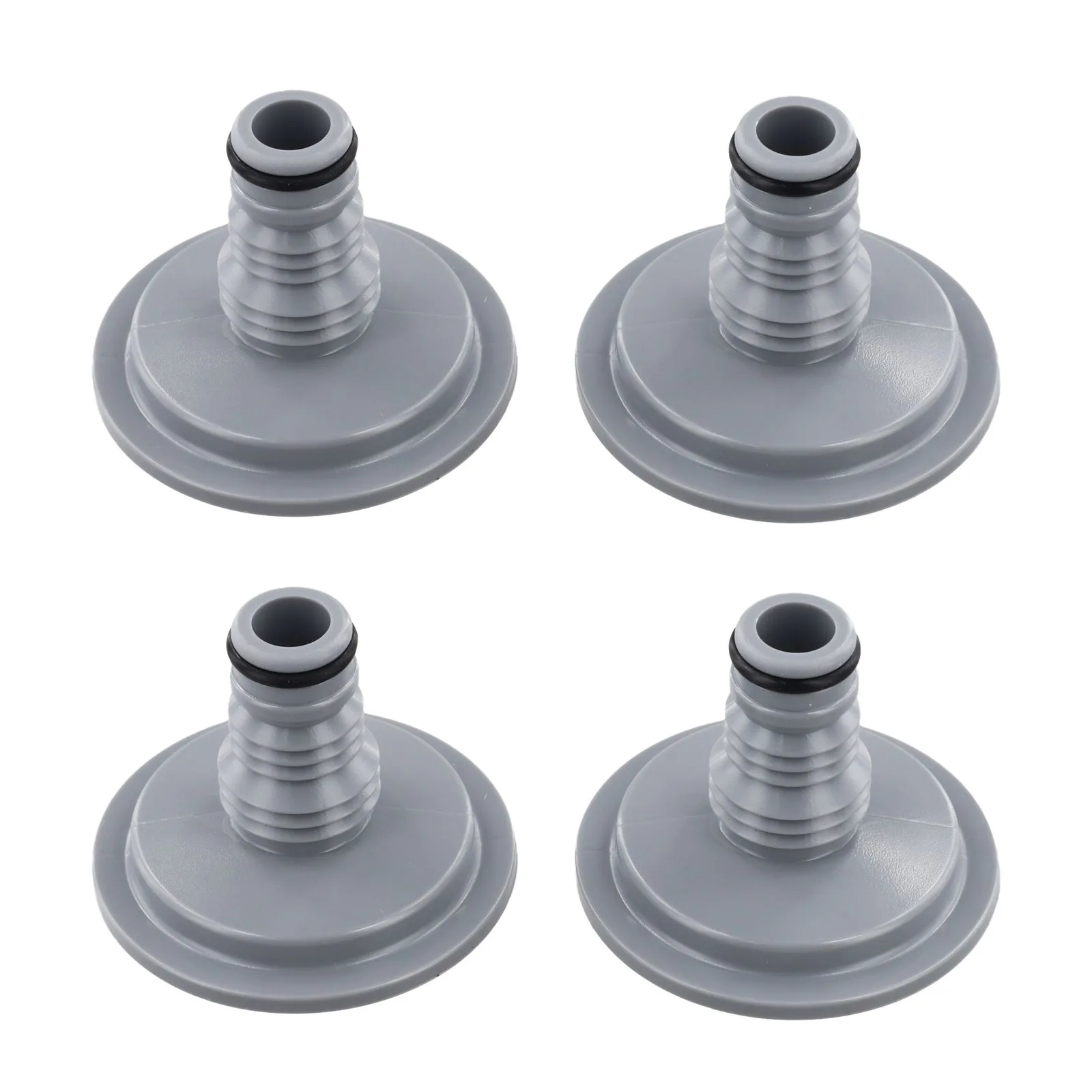 4pcs Grey PP Hose Adapter For P6614 Sand Filter Unit Before 2024 Swimming Pool Cleaning Tool Vacuum Parts Replacement