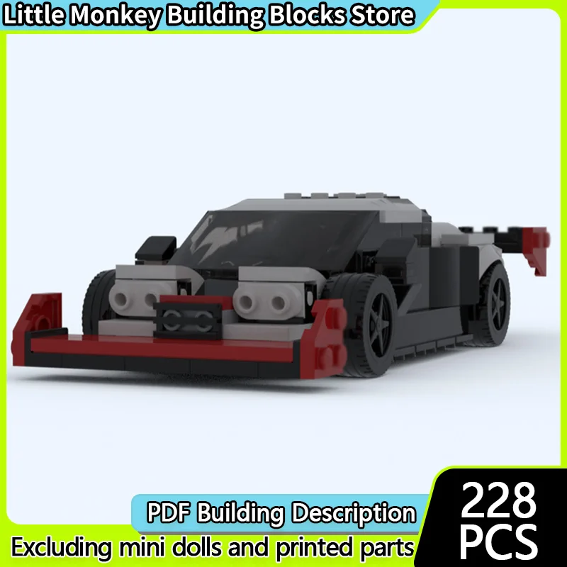 

Speed Racing Car Model MOC Building Bricks Classic Concept Car Modular Technology Children Holiday Gifts Assemble Toys Suit