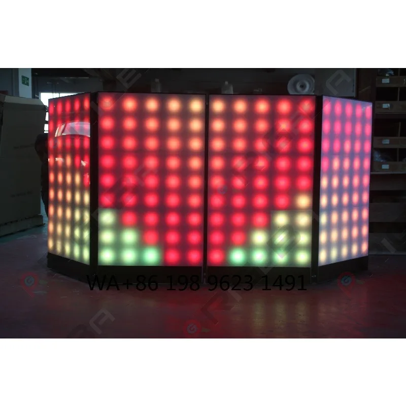 Aluminum LED Stage Light Warm  Control DJ Booth Facade Night Club Wedding Party Shop Commercial Event Indoor Outdoor Decoration