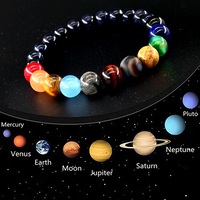 Eight Planets Bead Bracelet Men Natural Stone Universe Universe Solar Chakra Bracelet Women Men Jewelry Gifts Drop Shipping 2023