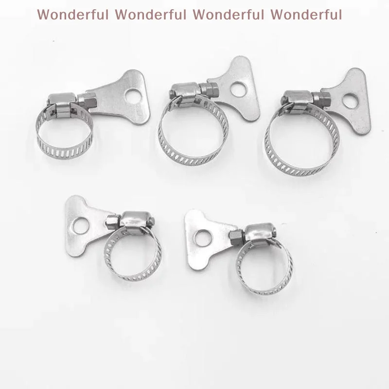 5Pcs Welding Useful Repair Tool Sealing Exhaust Handle Pipe Clip Stainless Steel Hose Clamps T Bolt