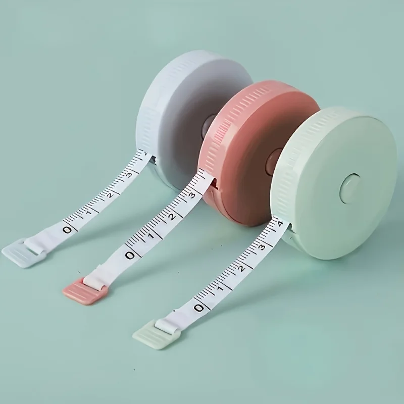 60inch mini soft ruler，Retractable、Double-sided、Portable，Suitable for measuring human body and fabric，Suitable for sewing、Tailor
