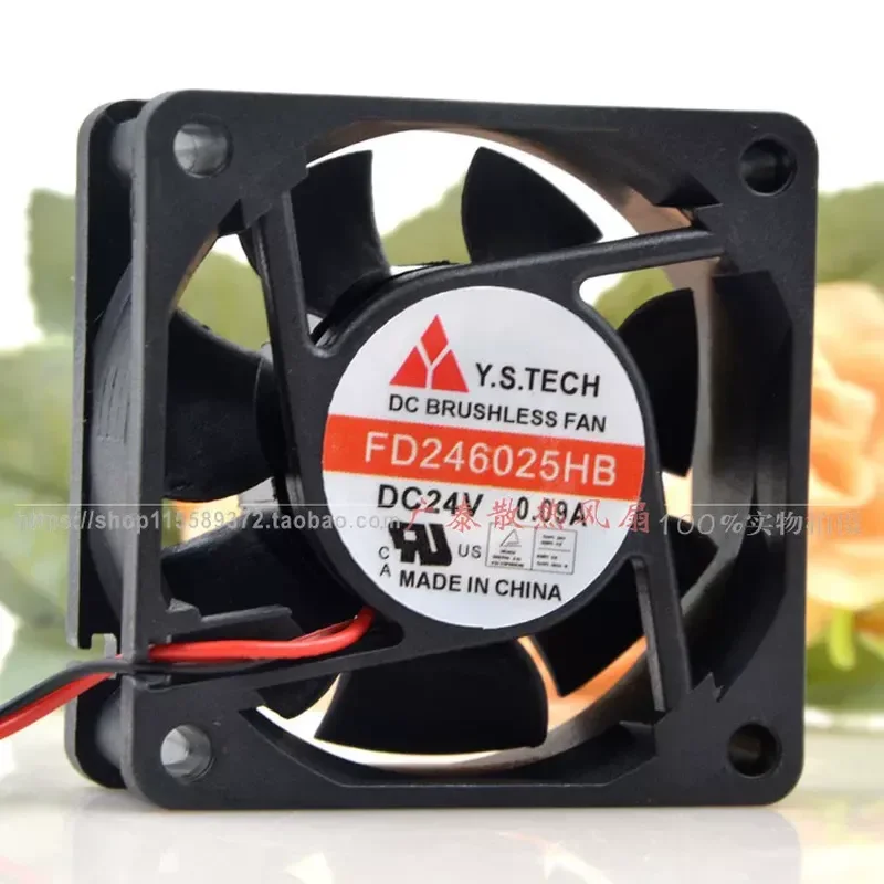New Industrial Computer Inverter Fan for Y.S.TECH Wonsan FD246025EB HB 6 cm 6025 24 V