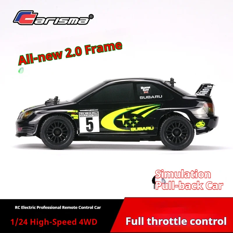 2025 Carisma Rc Professional 1/24 Remote Control Car Simulation Rally Car Mini 4wd Model Car Friend Gift Remote Control Toy