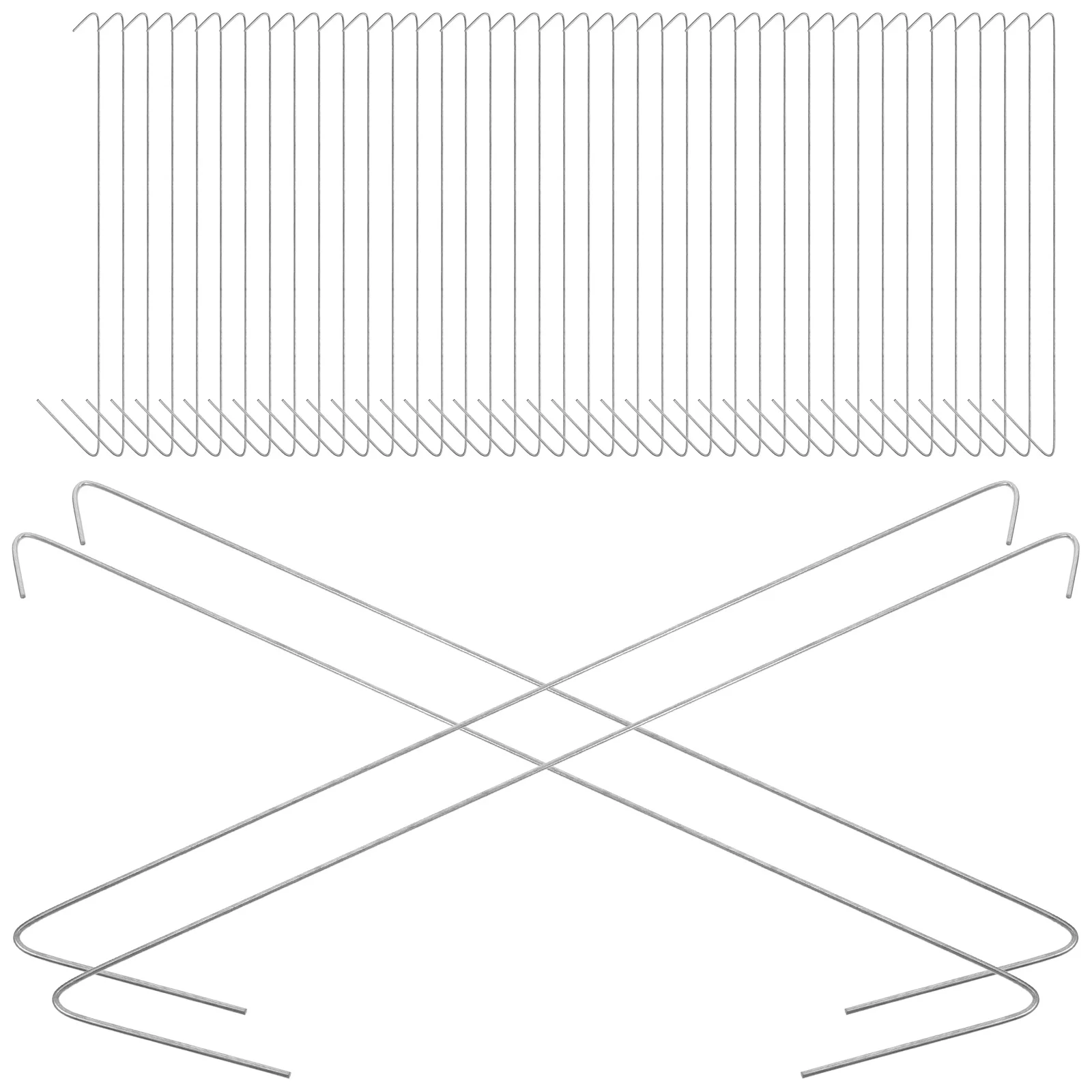

50 Pcs Fruit Tree Branch Support Galvanized Steel Wire Tool for Orchard Plant Holder Shaper Adjustable Hook Spreader