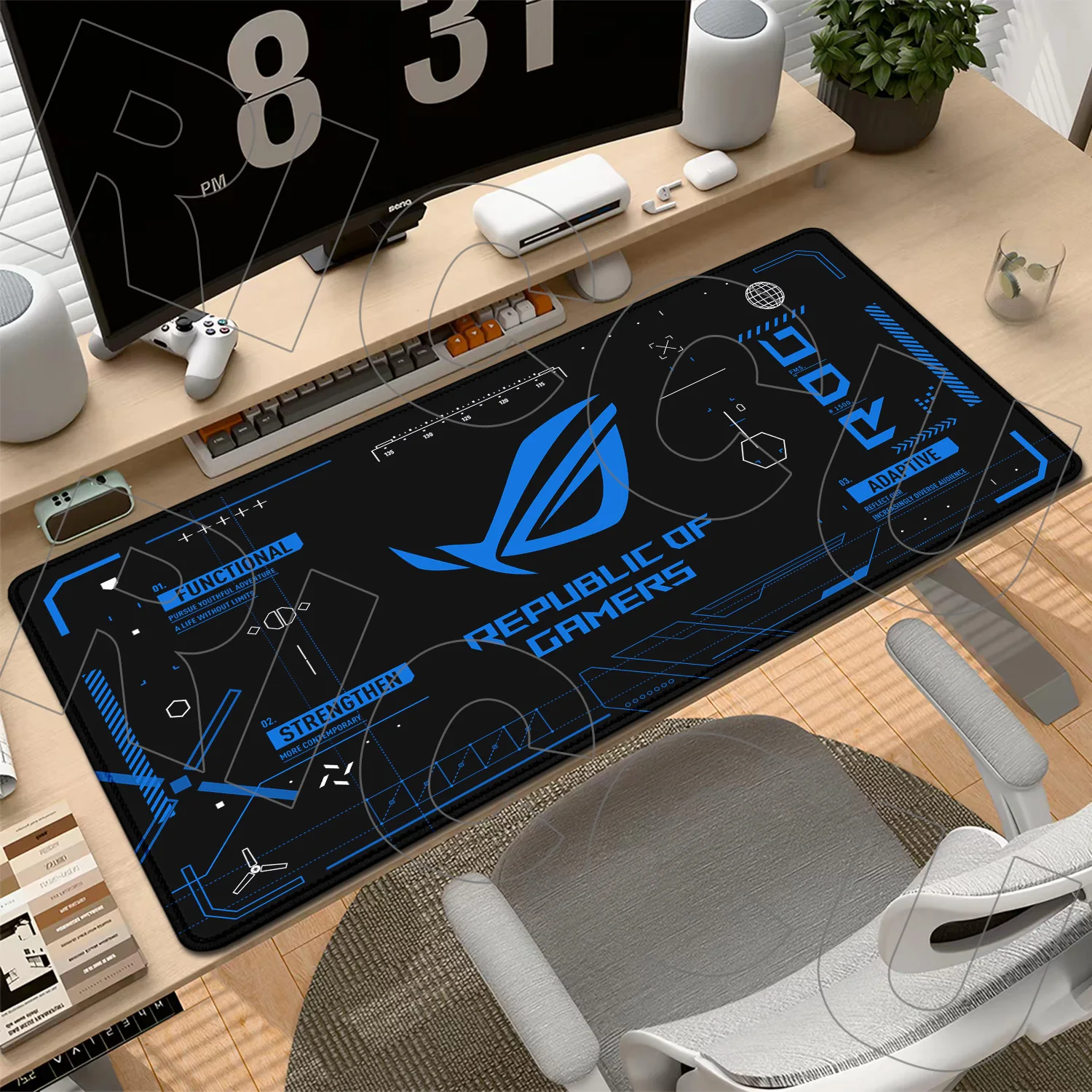 HD XXL esports MousePad Large Mouse Pad Gamer Keyboard Pc accessories Computer Desk Mat Gaming Pad 900x400mm quick response Mats