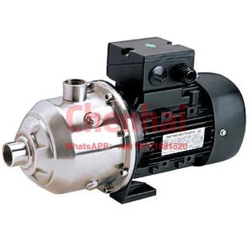 CHL CHLF Horizontal 2'' Stainless Steel 304 Head Multistage Centrifugal Water Pump