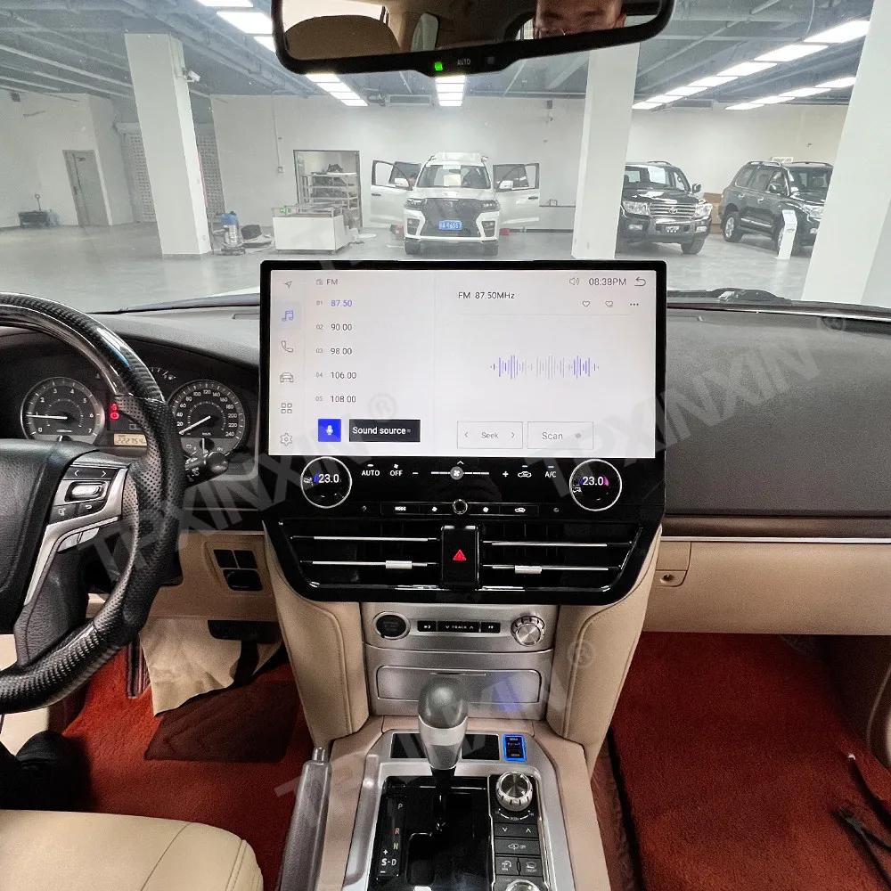

19.8" Android 13 Auto Car Radio Navigation For Toyota Land Cruiser LC200 2016-2021 CarPlay Stereo Multimedia Player Head Unit