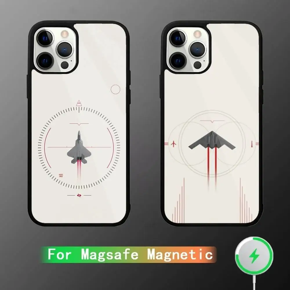 

Aircraft Helicopter plane Phone Case For iPhone 16,15,14,13,12,11,Pro,Max,Plus,Mini,SE New Magsafe Magnetic Wireless Charging