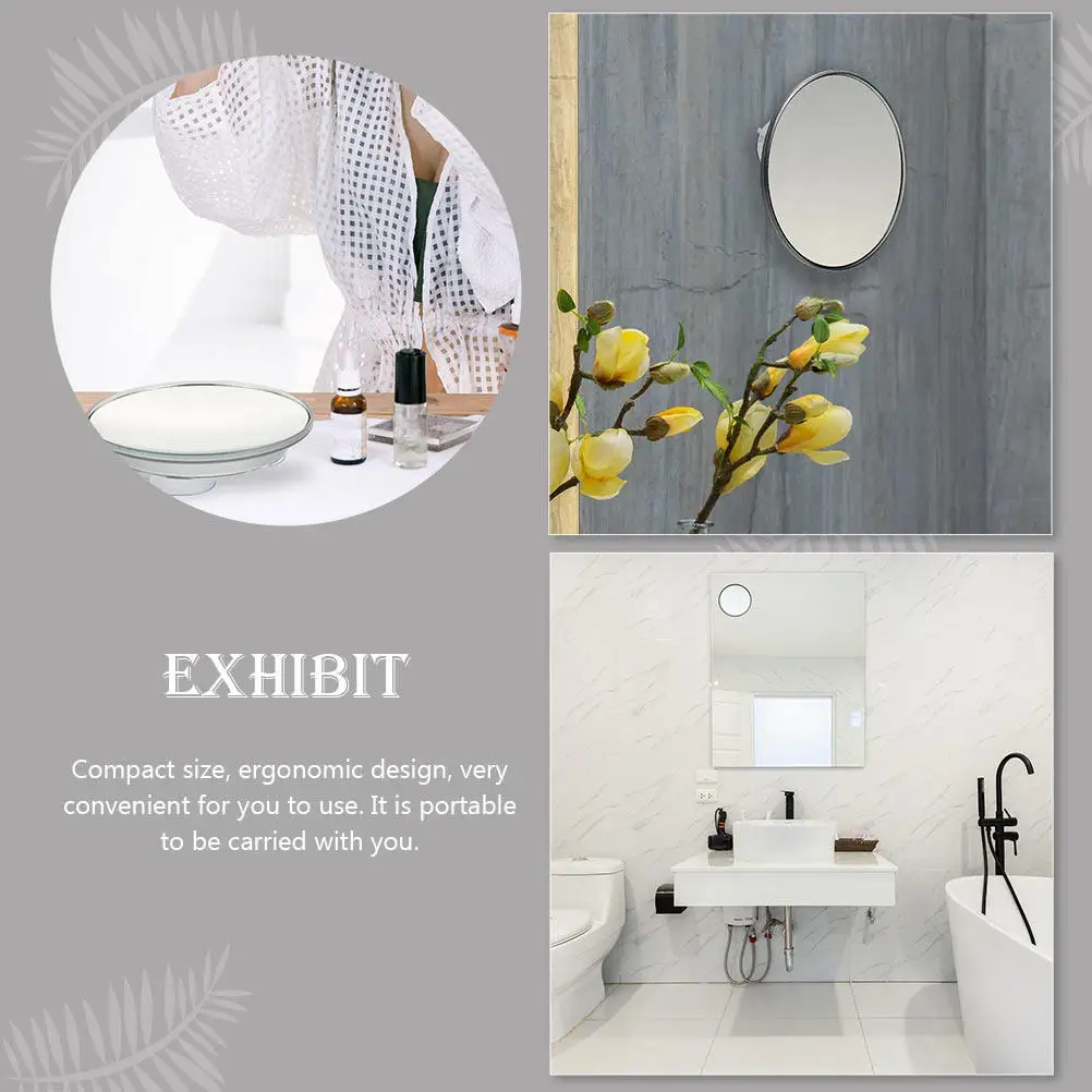 

Compact Suction Cup Cosmetics Mirror 20X Magnified Round Hd Mirror Exquisite Stylish Design Portable Ergonomic for Girls Women