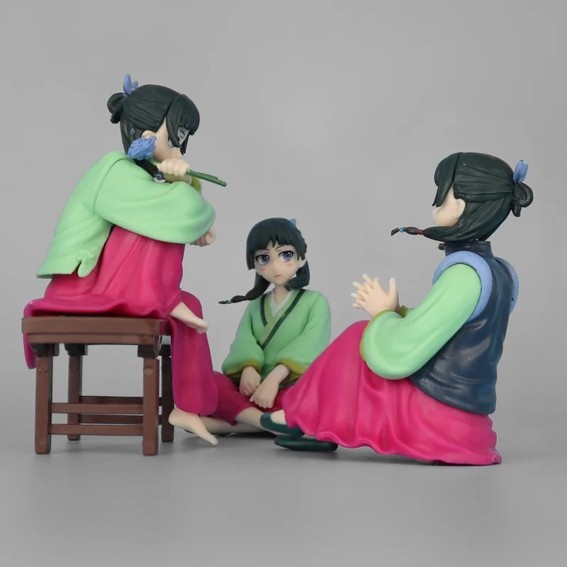 薬局日記マオマオアクションフィギュアさまざまなポジションアニメフィギュアモデルファンコレクション装​​飾飾り誕生日ギフト