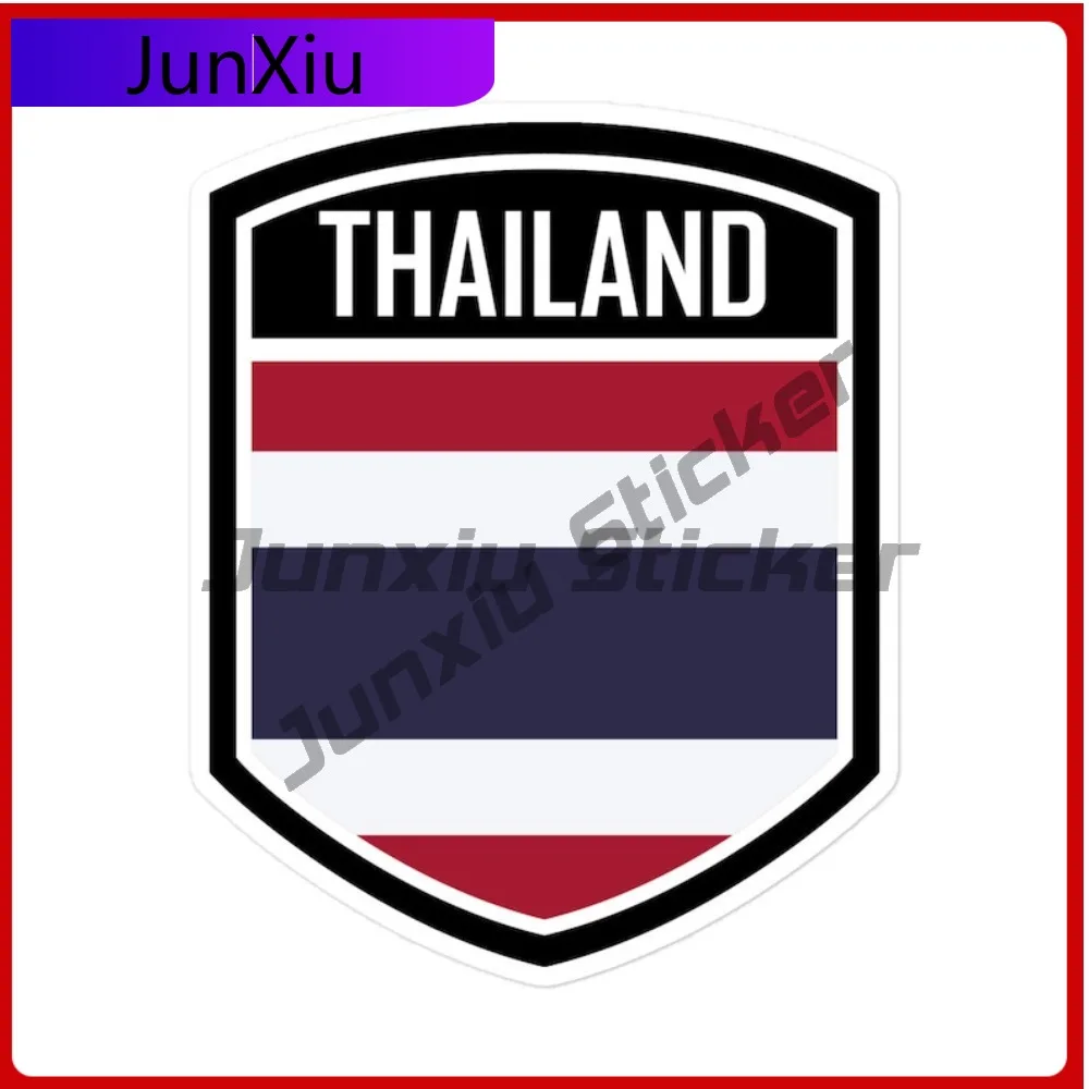 

Thailand Flag Emblem Stylish Fashionable Vinyl Stickers High Quality Decals Waterproof Decal for Camper Van Window