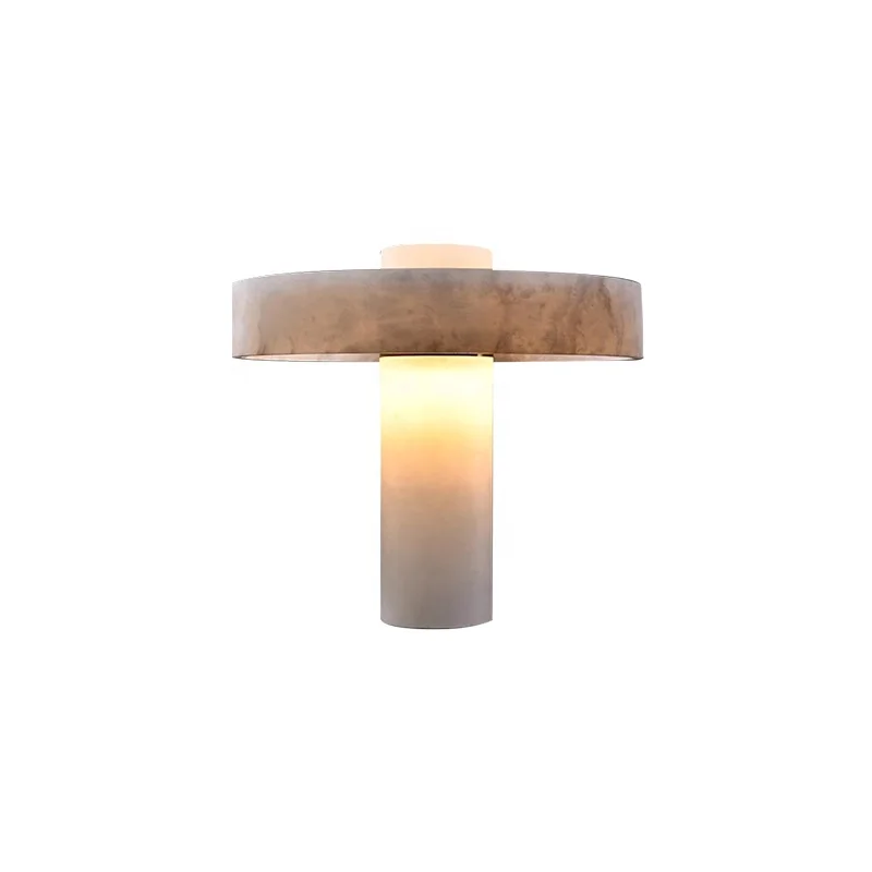 Luxury Spanish Marble Table Lamp Hotel Interior Home Decoration Reading Lighting