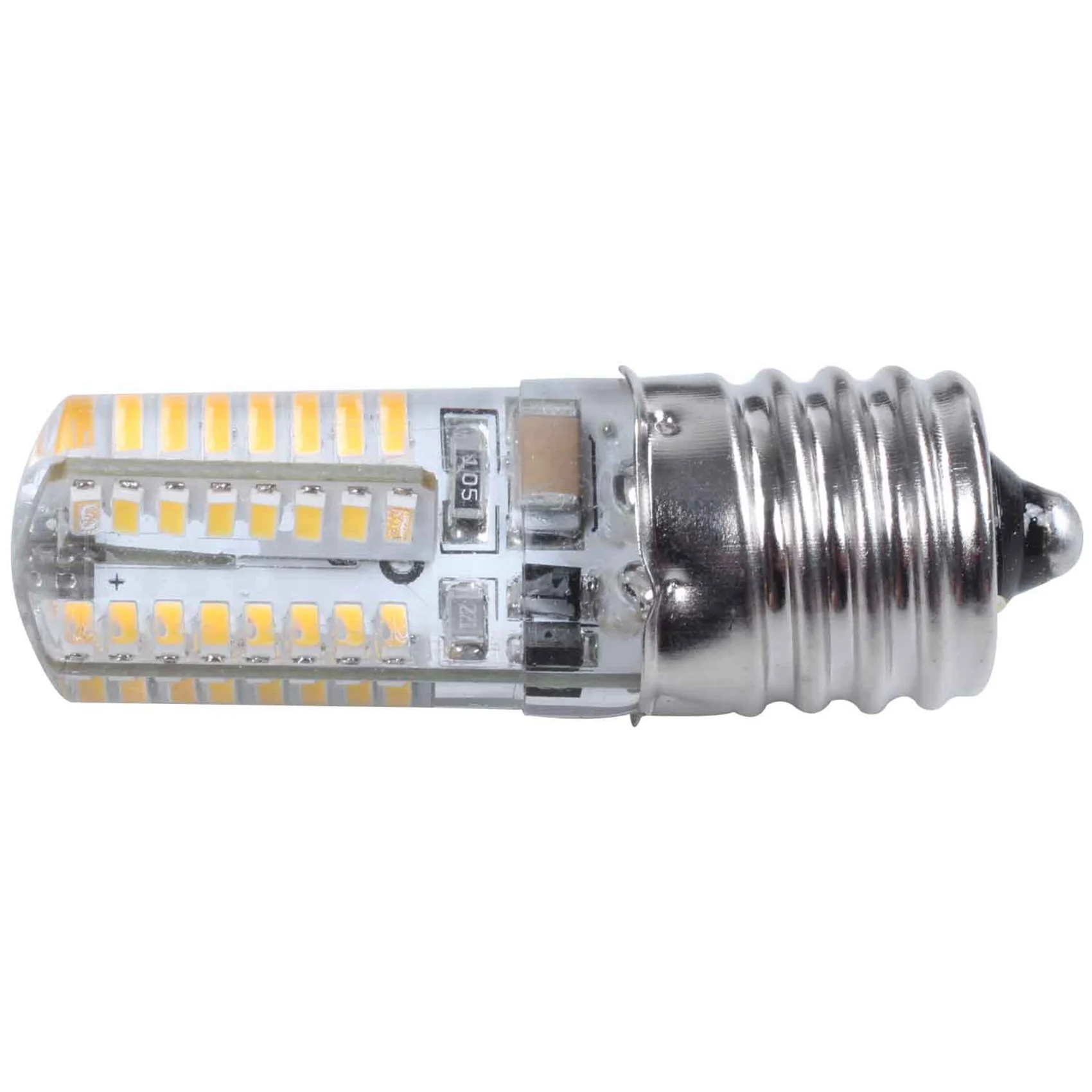 2X E17 ソケット 5W 64 LED ランプ電球 3014 SMD ライト ウォームホワイト AC 110V-220V-ABQU