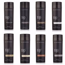 Toppik Paquete de fibra de queratina Natural para la pérdida de cabello, 27,5g, polvo de estilismo para la pérdida de pelo Calvo, estabilizador de línea de cabello, crecimiento de cabello denso