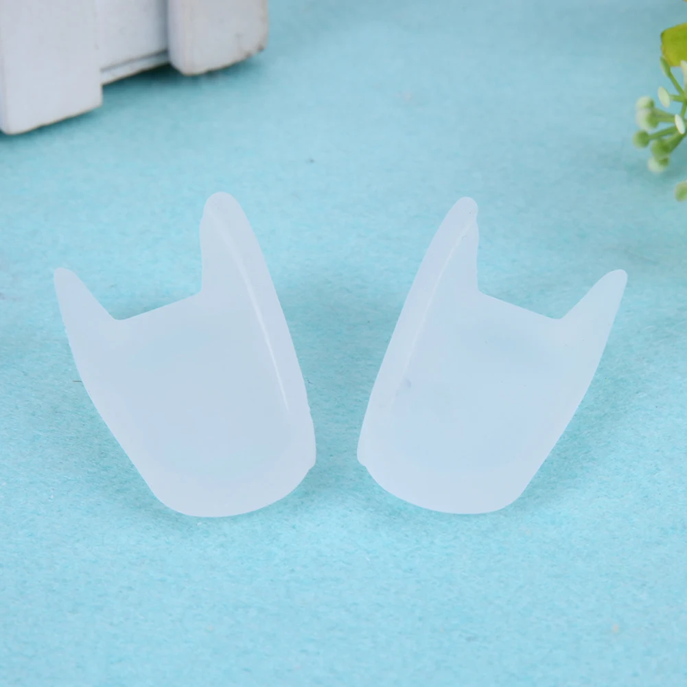 2 個のシリコーンつま先セパレーターインソールリング分離外反母趾矯正パッド親指矯正具矯正具フットケアツール