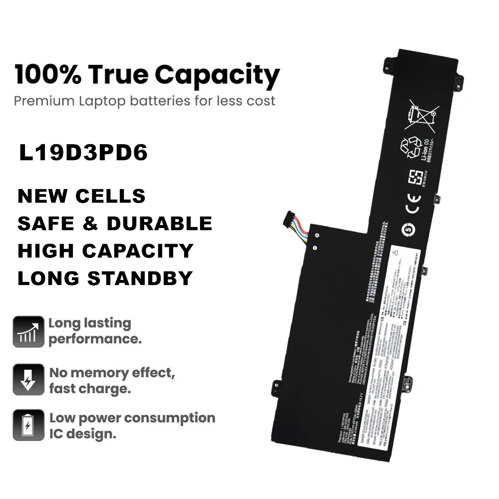 L19D3PD6 Battery For Lenovo IdeaPad Flex 5-14IIL05 5-14ITL05 14ARE05 14ALC05 15IIL05 15ALC05 L19M3PD6 L19L3PD6 L19C3PD6 L19D3PD6