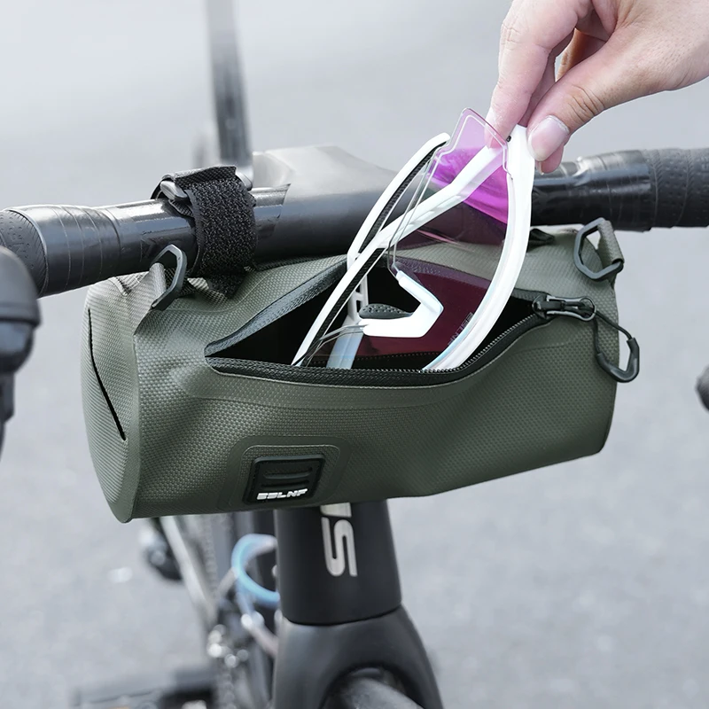 ESLNF Bicycle Handlebar Bag, Front Bag for Mountain Bike, Waterproof Head Bag, Road Bike Bag, Riding Bag, Front Mounted Hanging