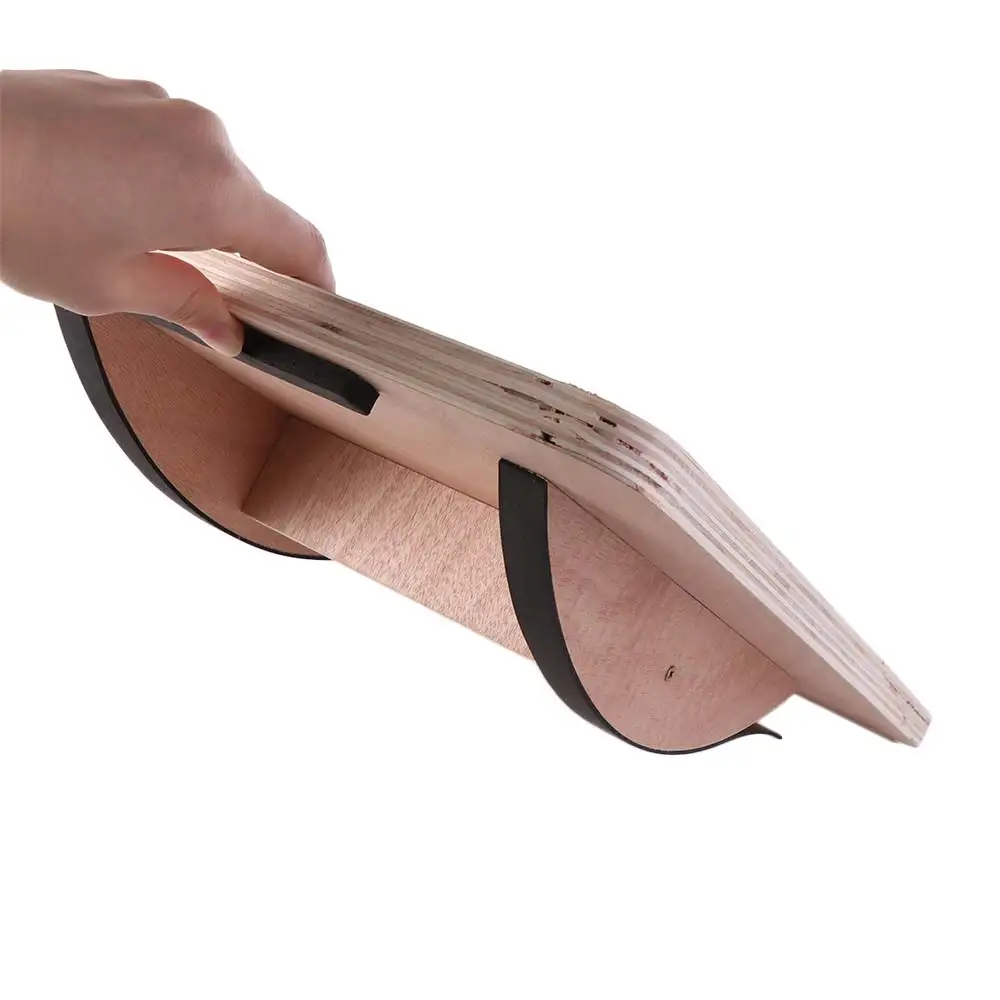 

Anti-Slip Balance Training Board Yoga Ballet Square Wooden Core Trainer Wobble Multi-function Core Strength Trainer Office Use