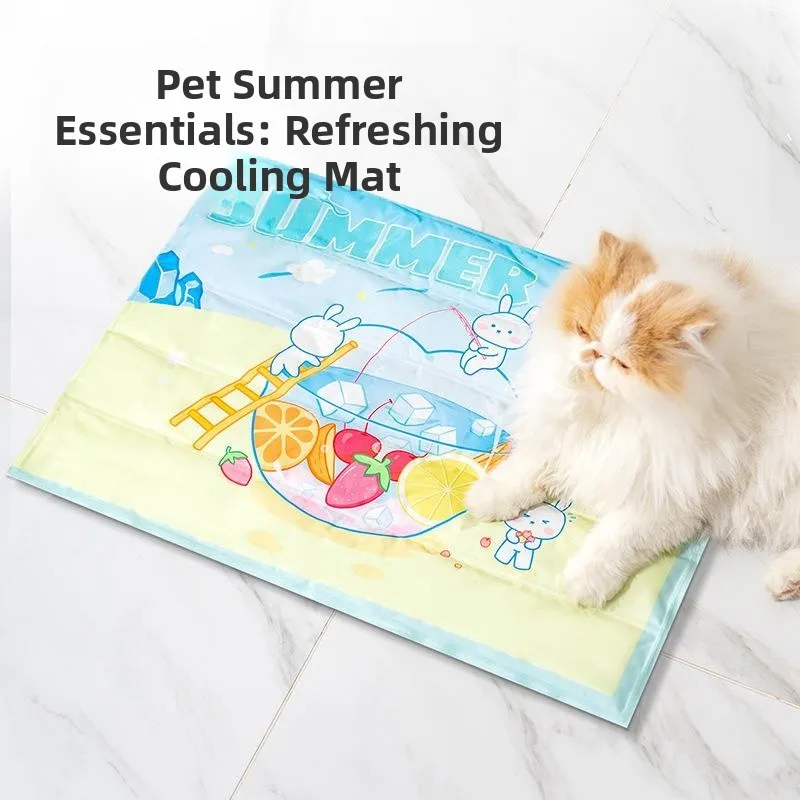 

Pet Cooling Ice Mat Dog Bed Mat Mat Anti-Slip Summer Sleep Mat Pet Comfortable Cooling Coaster Mat for Dogs And Cats